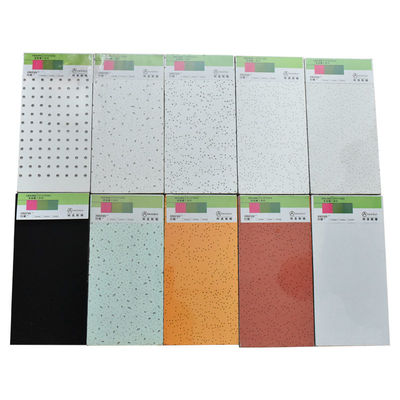 Solution de conception graphique Carreaux de plafond en fibres minérales 2x2 avec surface revêtue de poudre