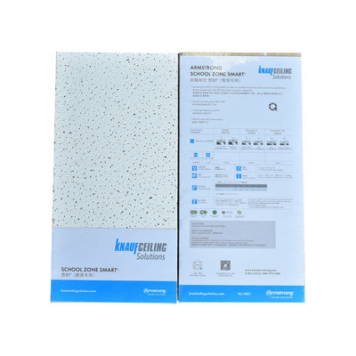 7 mm-7,5 mm d'épaisseur Armstrong plafond en mousse acoustique pour la construction de matériaux ignifuges