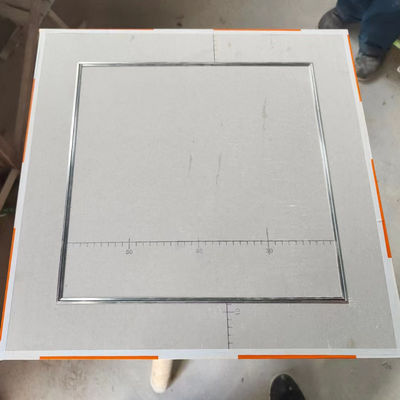 Plafonds artistiques carrés Panneau d'accès en aluminium en plâtre