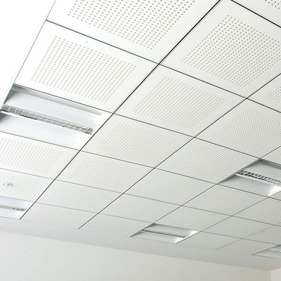 USG Produit 2X4 Carreaux de plafond perforés en fibres minérales acoustiques avec taille personnalisée