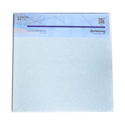 5/5.5/6/7/7.3/7.5/8/9/9.5/10/12/15mm Plafond en fibres minérales avec surface en poudre