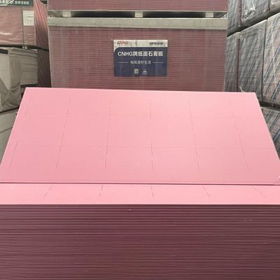 Panneau de plafond en papier de plâtre en plâtre imperméable à l'eau