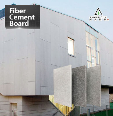 Plaque de ciment en fibre de ciment à revêtement extérieur avec surface poli