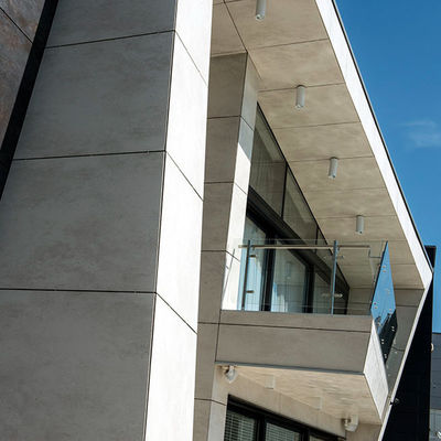 Surface polissée Ciment Fibre de silicate de calcium revêtement de panneau mural Matériau auxiliaire