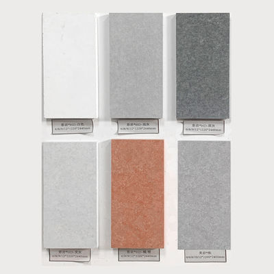 Couleurs personnalisées Ciment Fibre Silicate Calcium Panneau mural revêtement de Chine